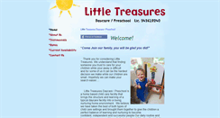 Desktop Screenshot of littletreasuresdaycarepreschool.com